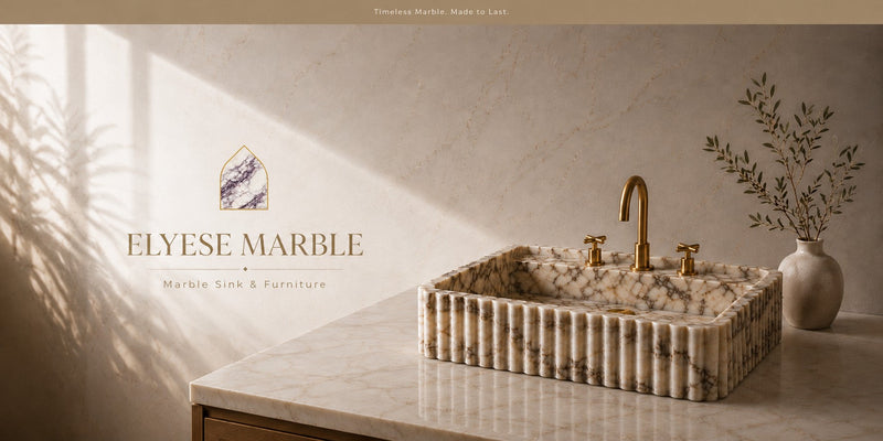 Marble Vessel Sink Bathroom Remodel Guide: Vanity Height, Faucet Size, Weight & Drain | Elyese Marble