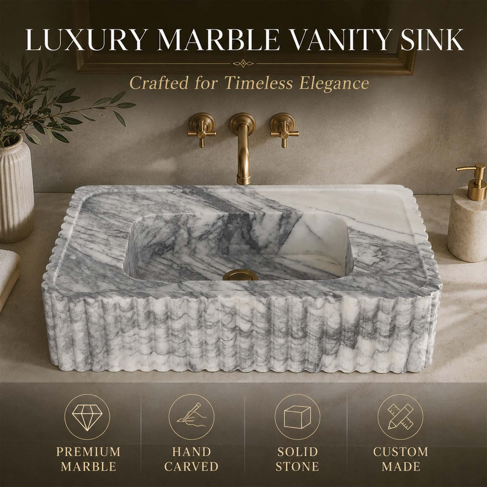 Marble Sinks for Hotels & Commercial Vanities: A Buyer's Guide