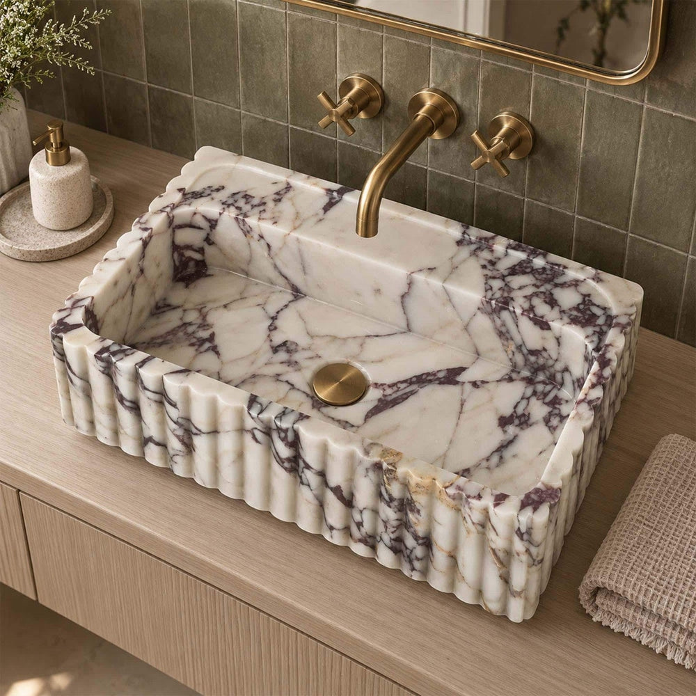2027 Luxury Bathroom Vanity Trends: Marble Sinks, Pedestals, Brass Legs & Antique Bronze Stands