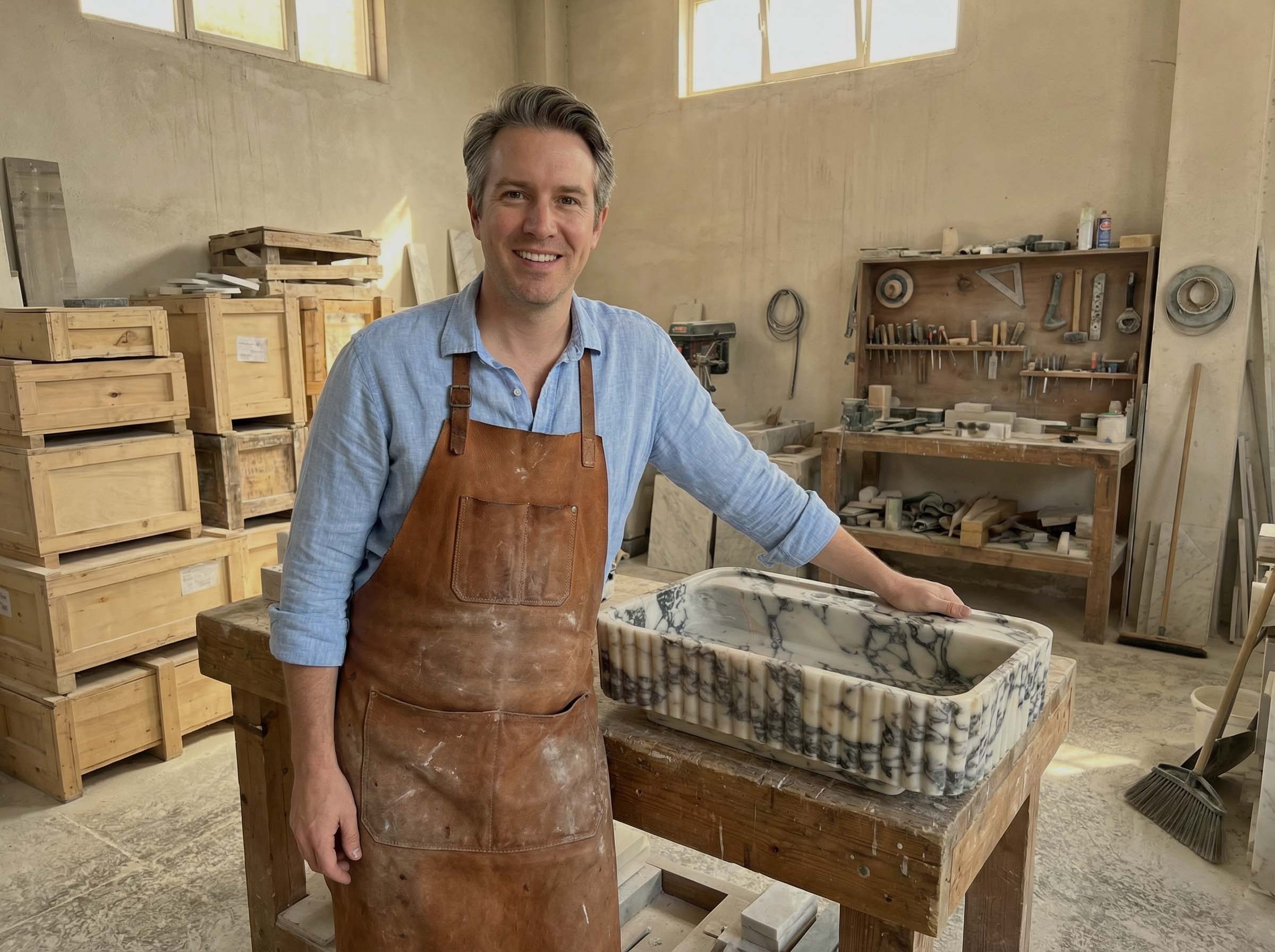 Beyond the Sink: 6 Custom Marble Pieces That Transform a Home — Fireplace, Bathtub, Shelf & More