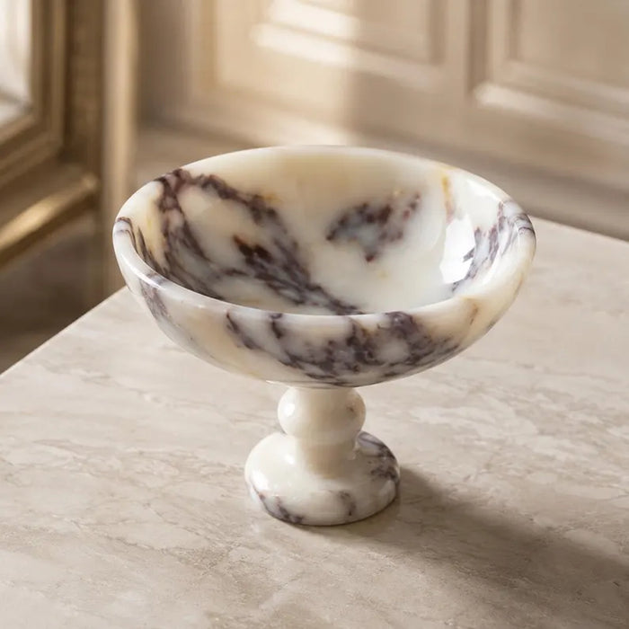 Hand-carved natural marble sink