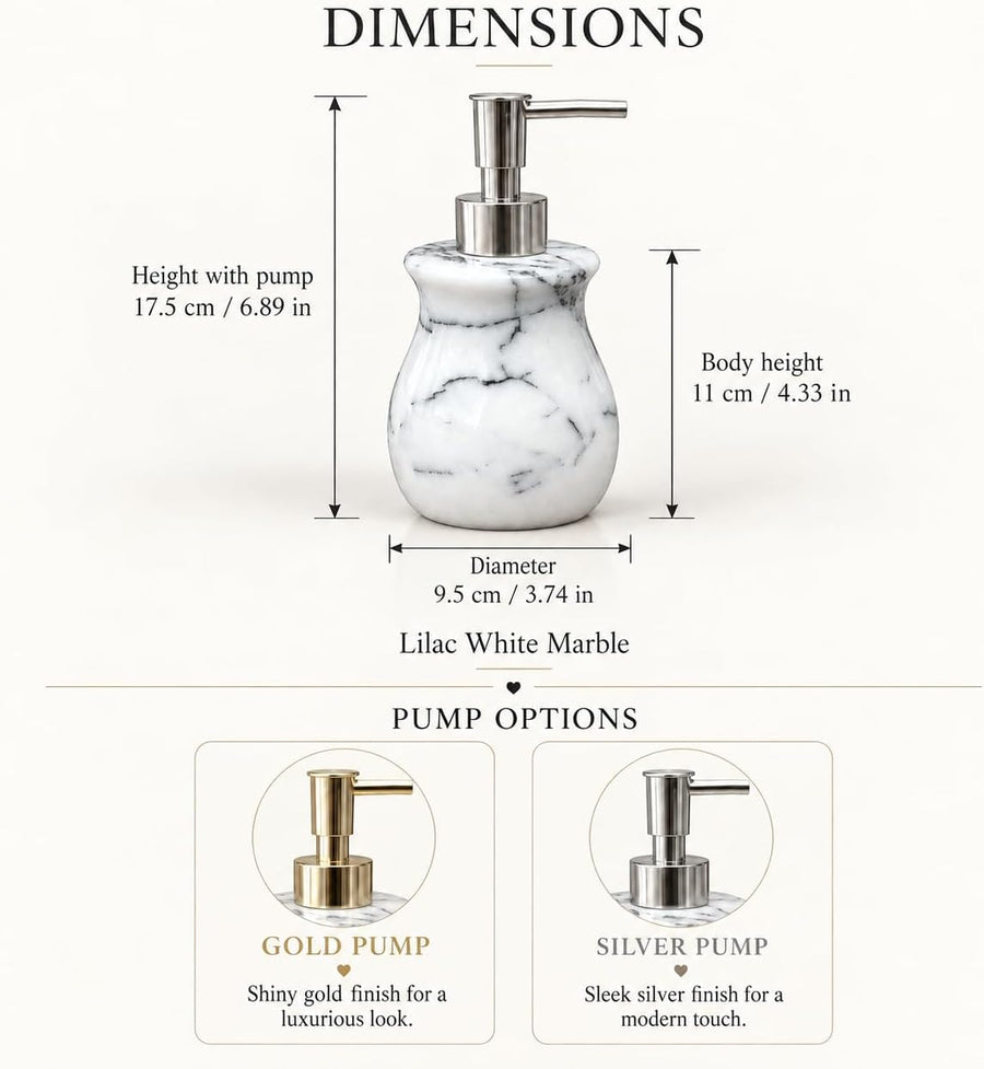 Marble soap dispanser