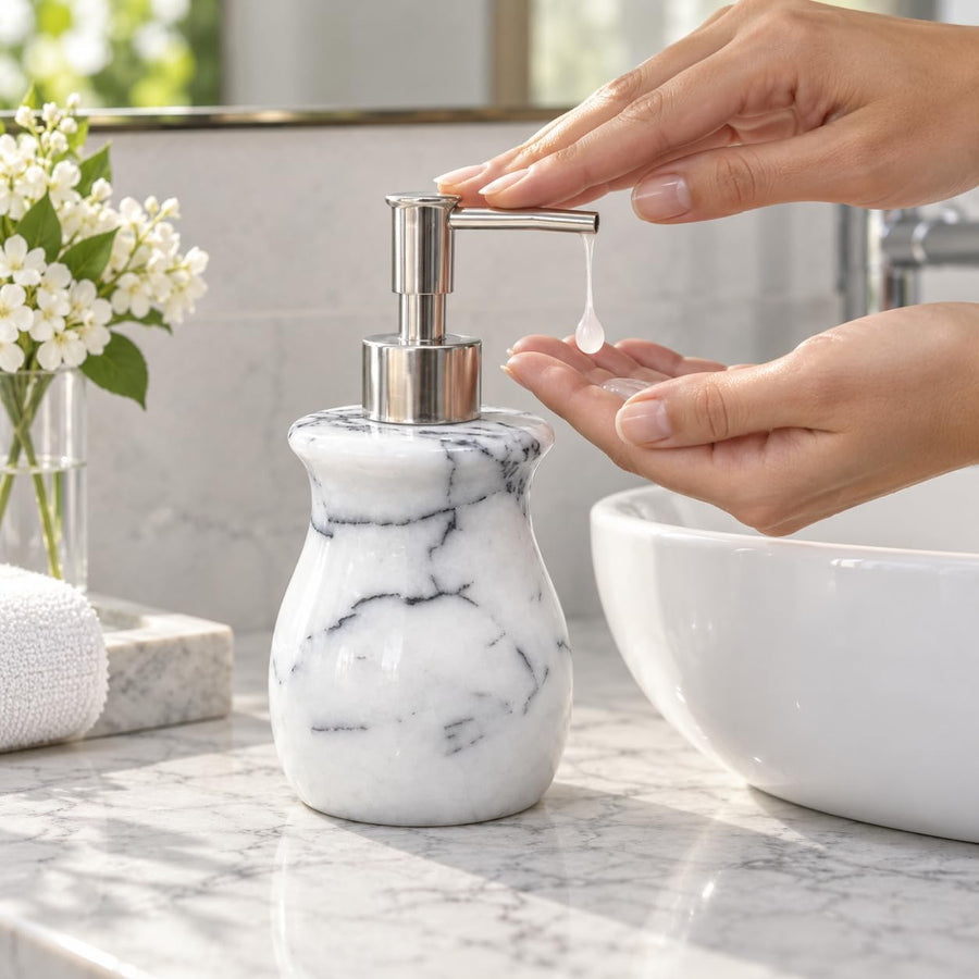 Marble soap dispanser