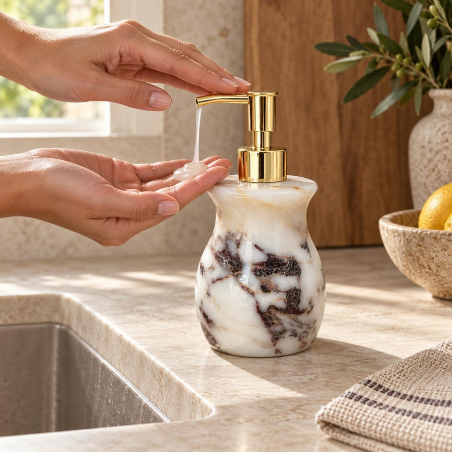 Marble soap dispanser