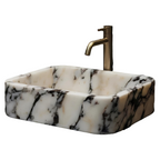 Marble bathroom sink for kitchen and bathroom