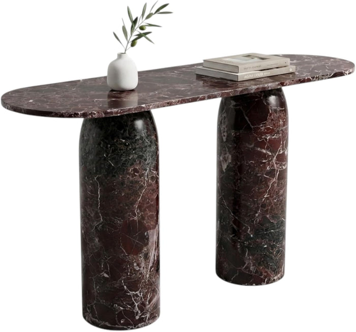 Hand-carved natural marble sink