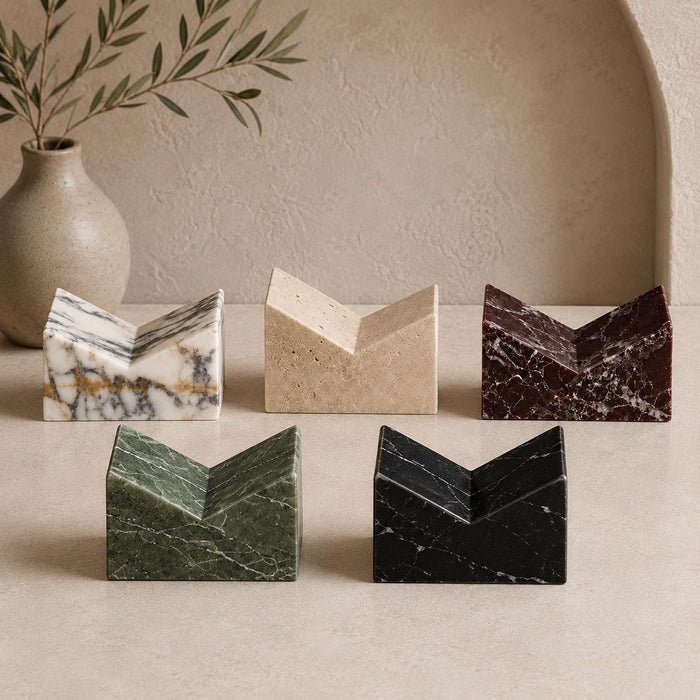 Hand-carved natural marble sink