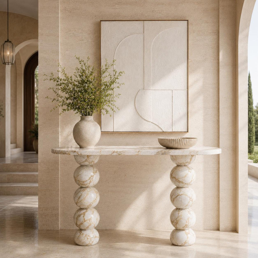 Calacatta Gold Marble Console Table – product view