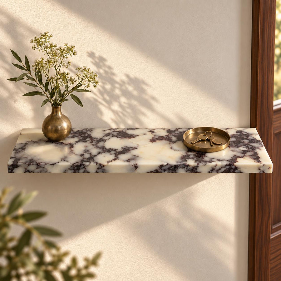 Natural Marble Wall Shelf – finish detail 18
