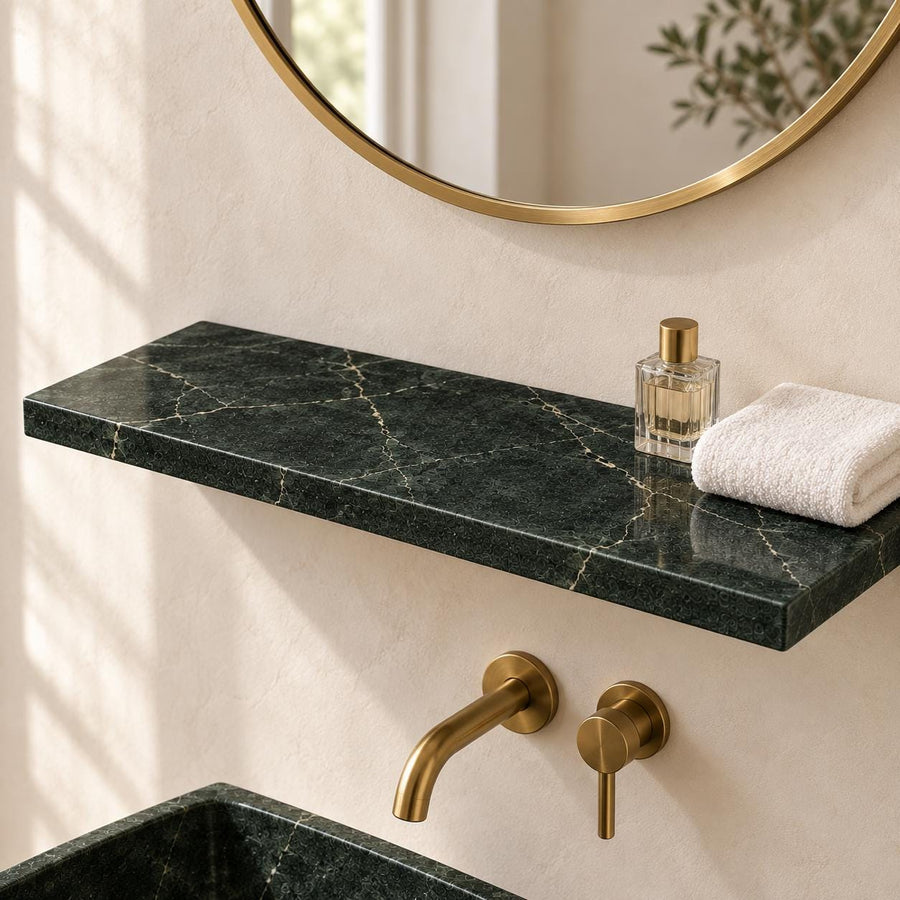 Natural Marble Wall Shelf – natural stone close-up 14