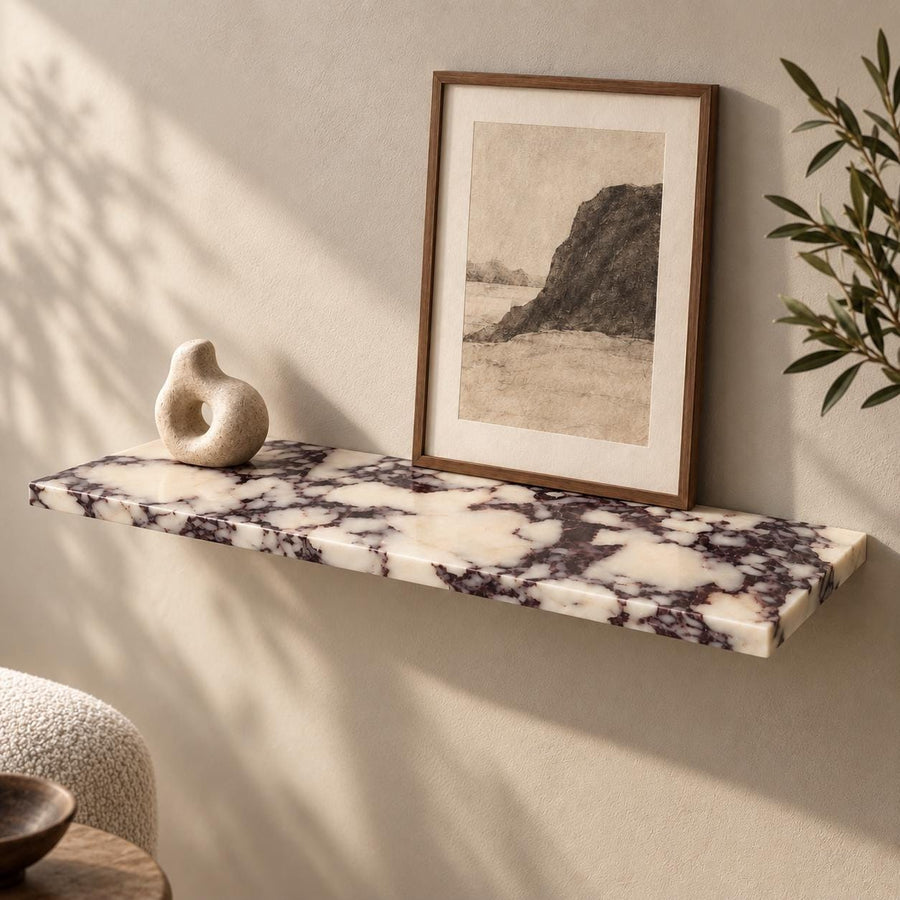 Natural Marble Wall Shelf – another angle