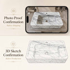Calacatta Viola Bathroom Marble Sink