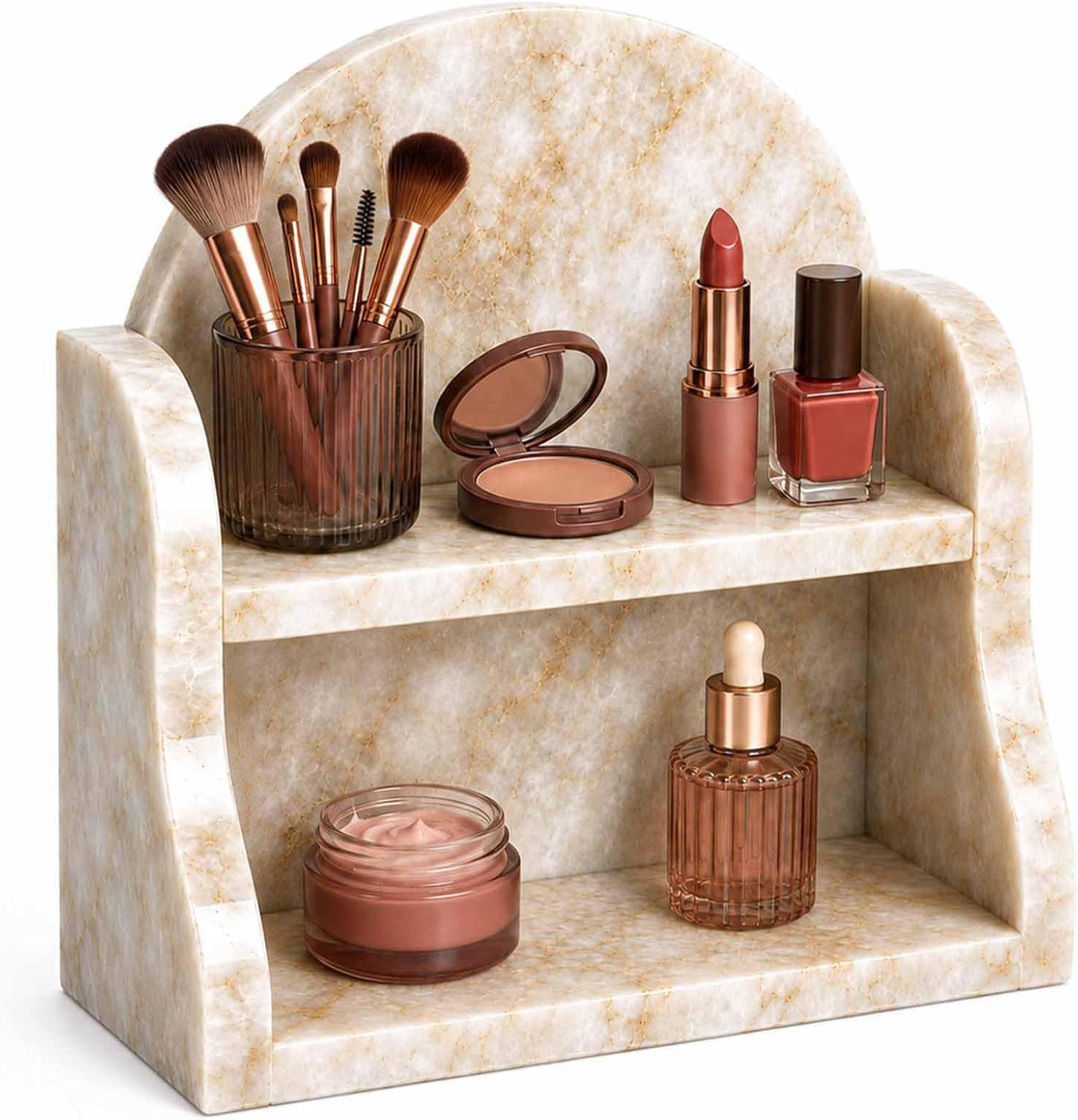 calacatta gold marble organizer