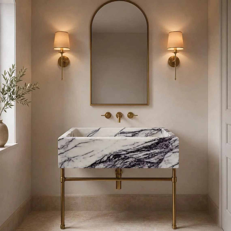 Bathroom marble sink